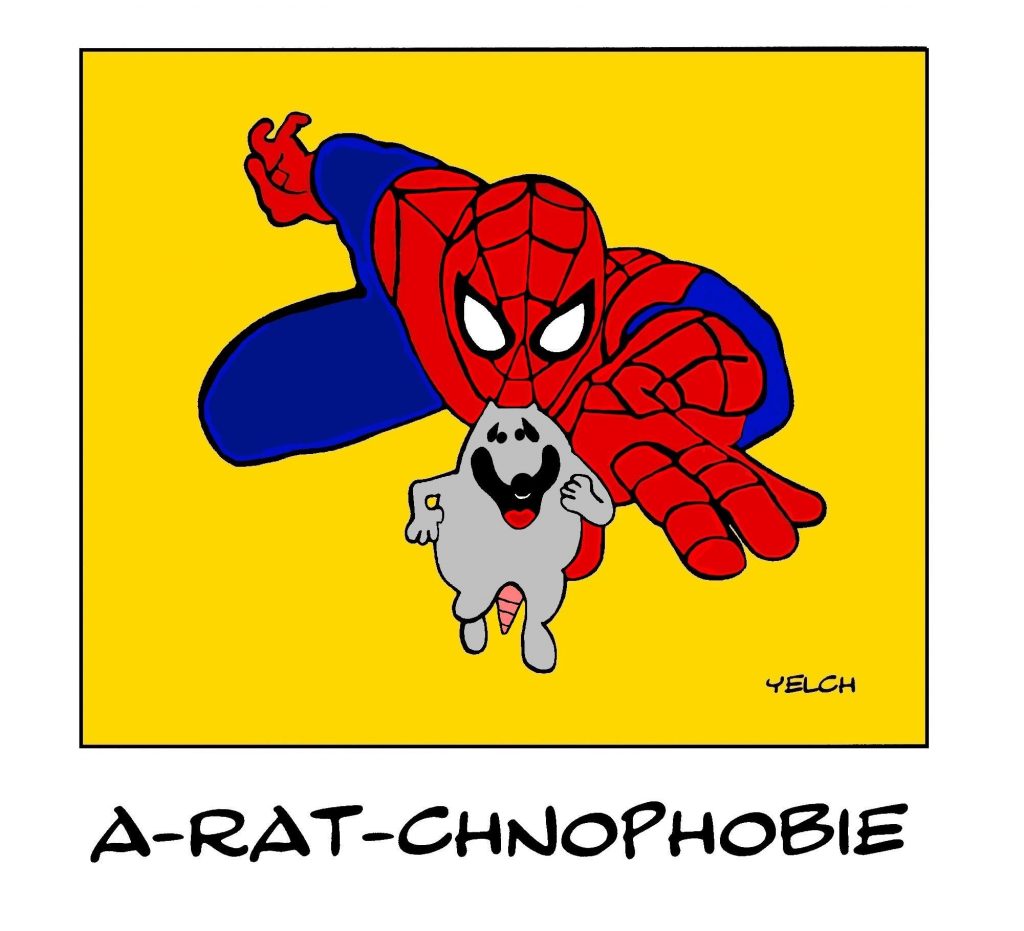 dessin de Yelch sur Spider-Man