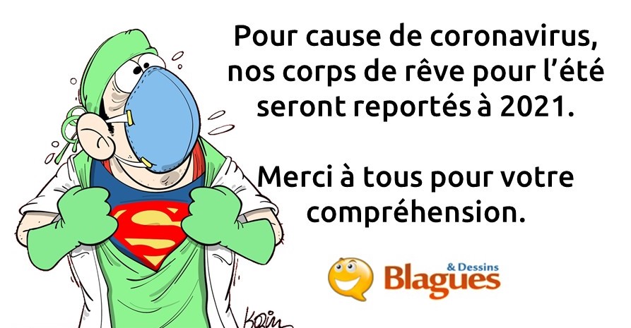 blague sur le coronavirus