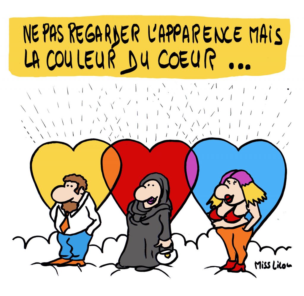 dessin presse humour apparence image drôle couleur cœur