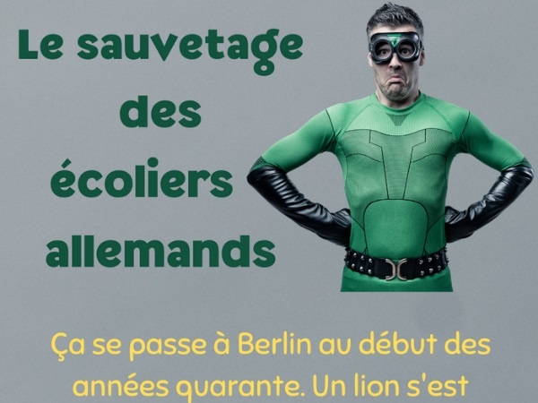 humour, blague Allemagne, blague juif, blague zoo, blague lion, blague sauvetage, blague une, blague journal, blague antisémitisme, blague héros, blague Berlin, blague seconde guerre mondiale, blague écolier, blague propagande