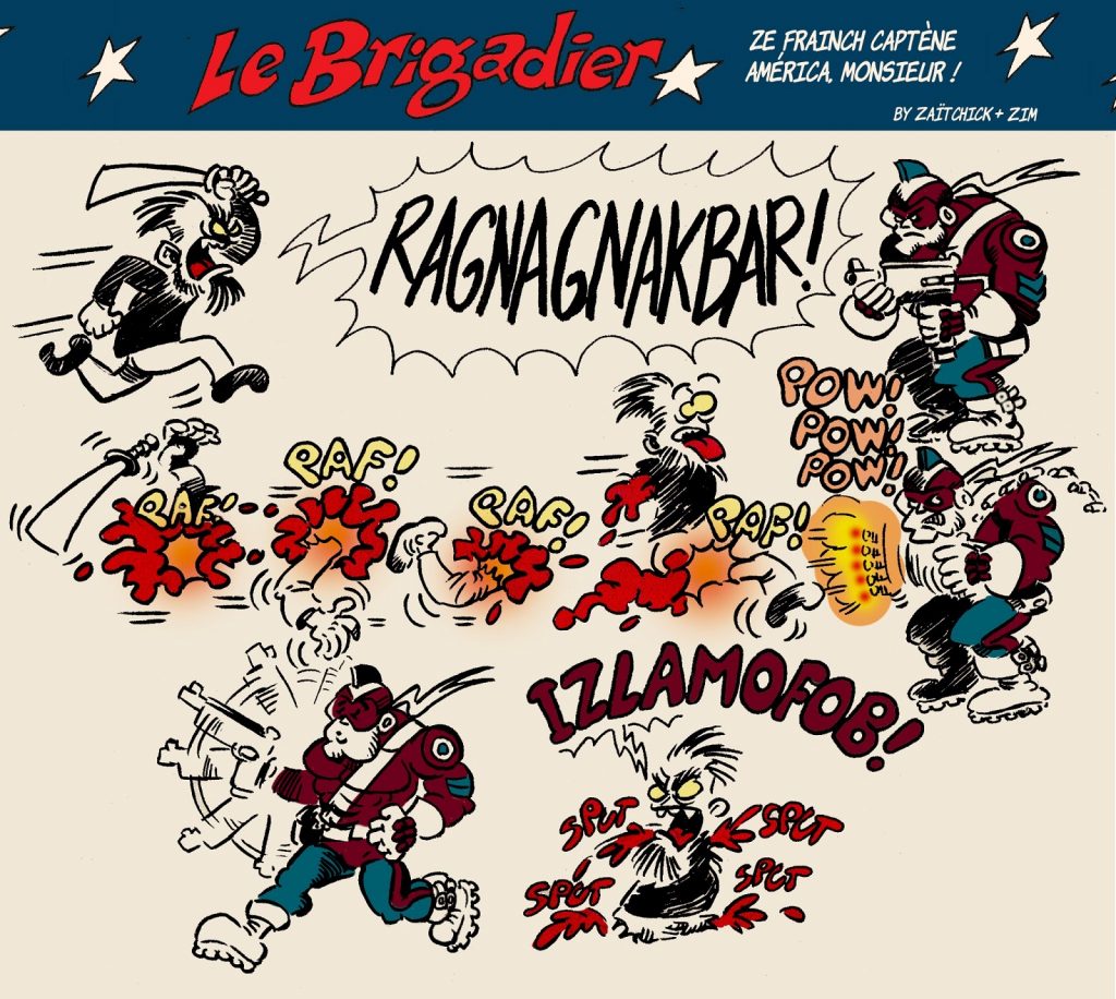 image drôle Le Brigadier dessin humour islamisme radicalisation islamophobie