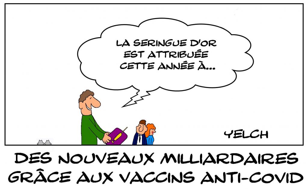 dessins humour coronavirus crise sanitaire image drôle milliardaires vaccins anti-covid