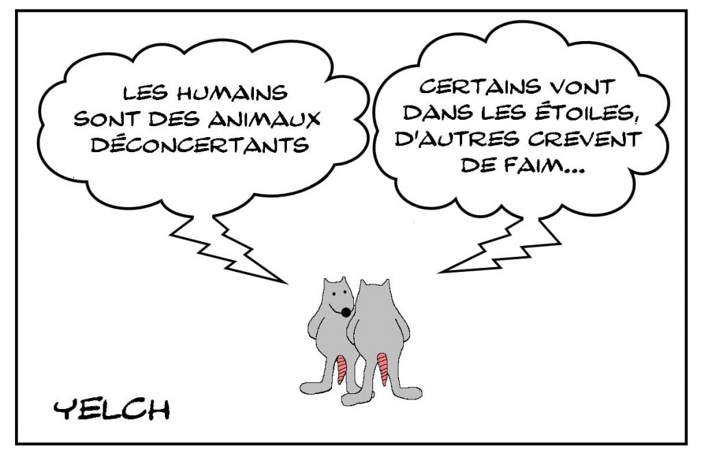 dessins humour humains richesse tourisme spatial image drôle famine pauvreté