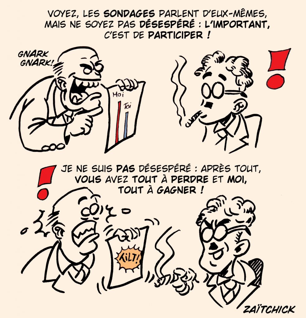 dessin presse humour élection présidentielle image drôle sondage