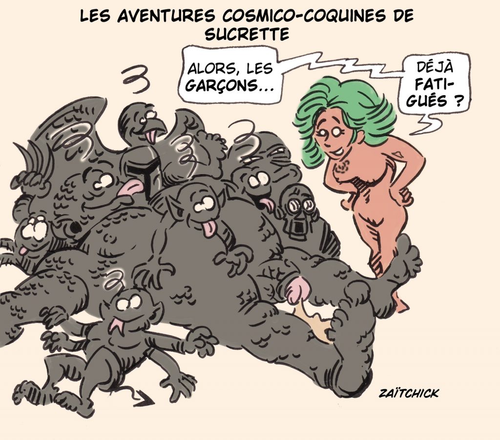 dessin humour Sucrette image drôle sexe fatigue