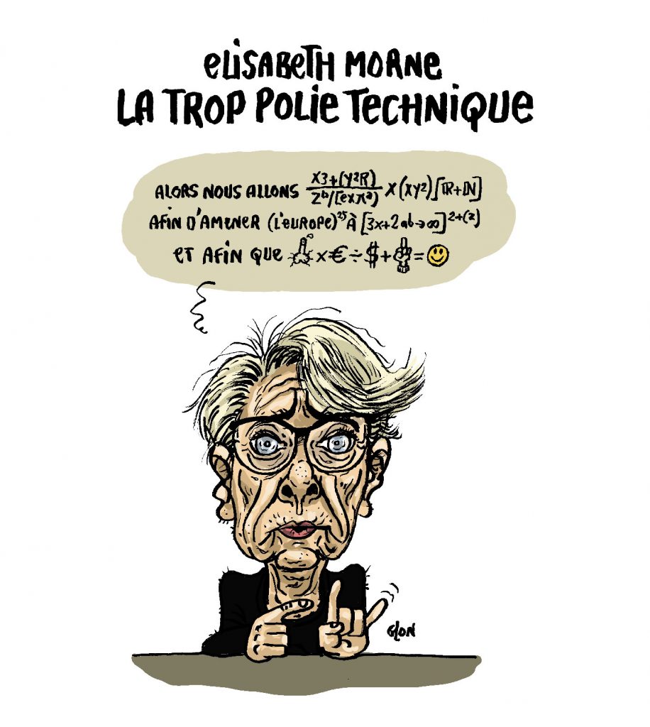 dessin presse humour Élisabeth Borne image drôle technocratie