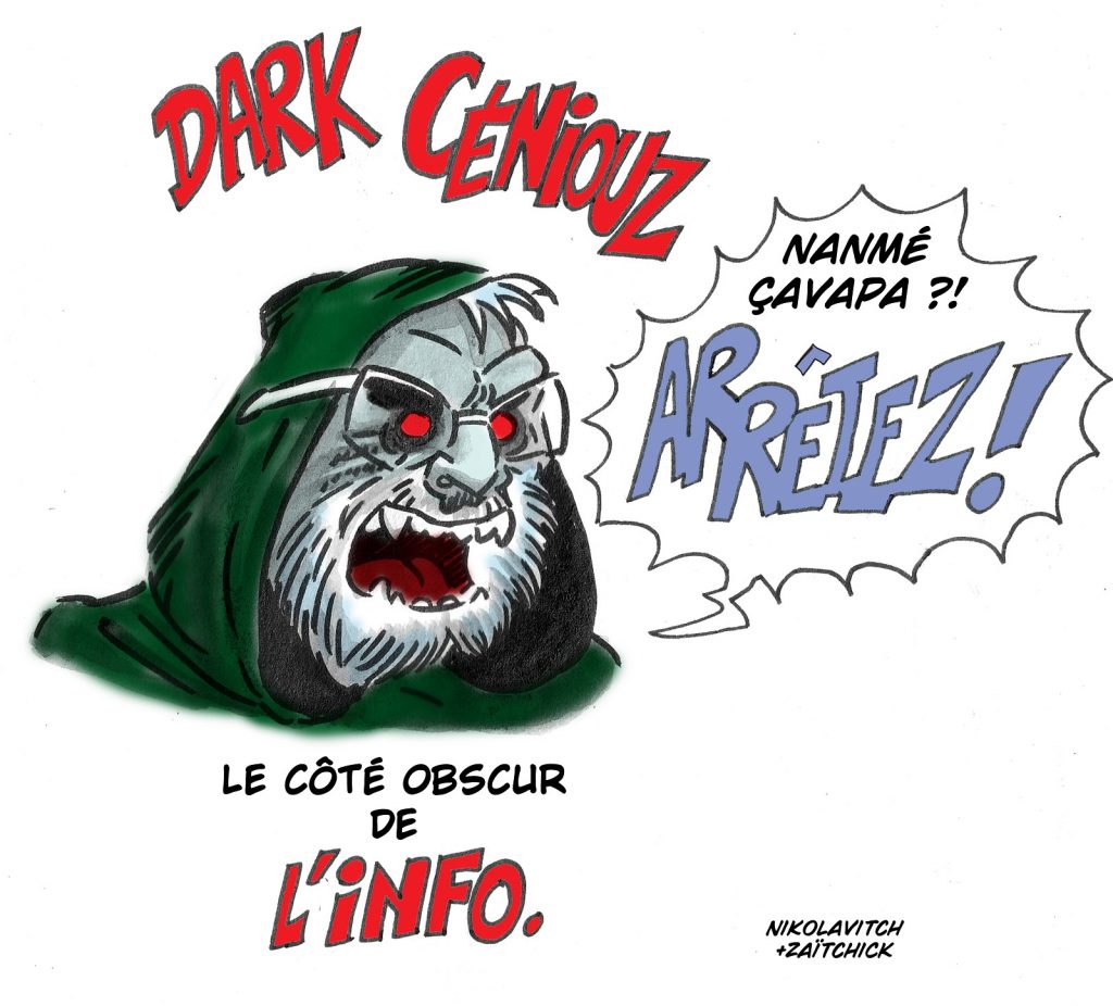 dessin presse humour CNews image drôle Pascal Praud