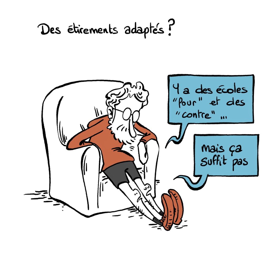 dessin humour quarantenaire image drôle sport