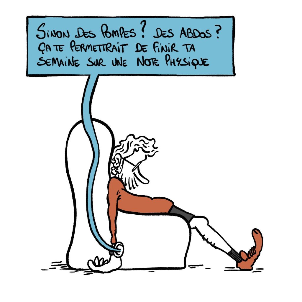 dessin humour quarantenaire image drôle sport