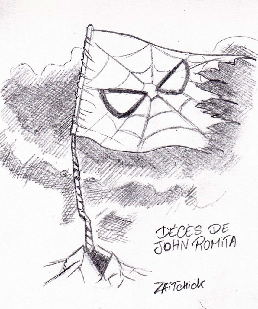 dessin presse humour décès John Romita image drôle objets connectés police