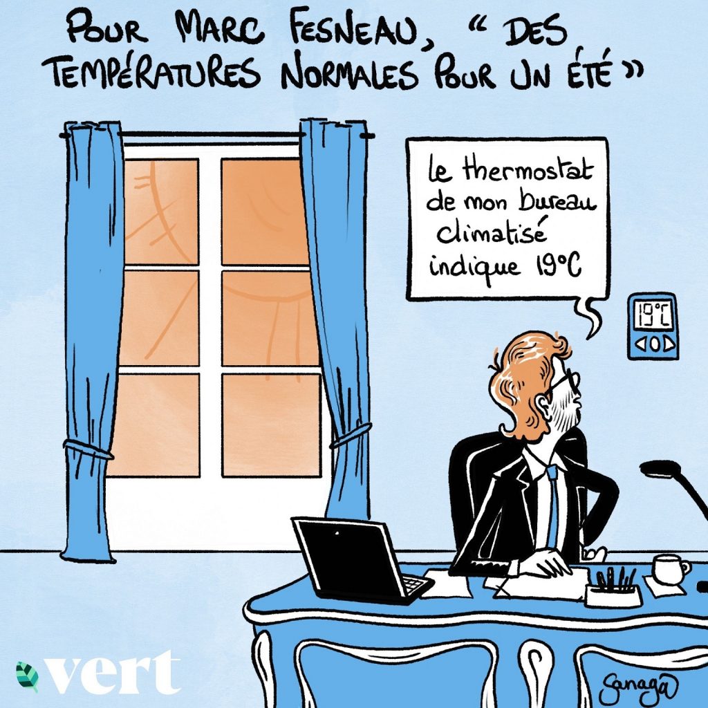 dessin presse humour températures été image drôle Marc Fesneau