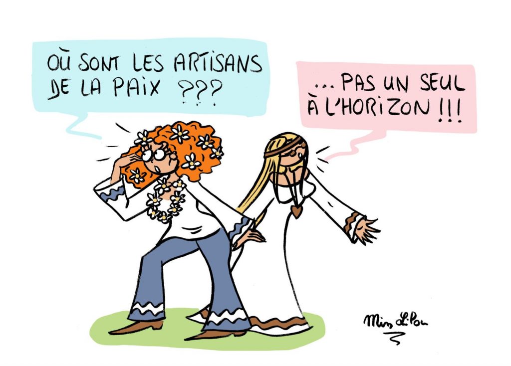 dessin presse humour paix image drôle troisième guerre mondiale