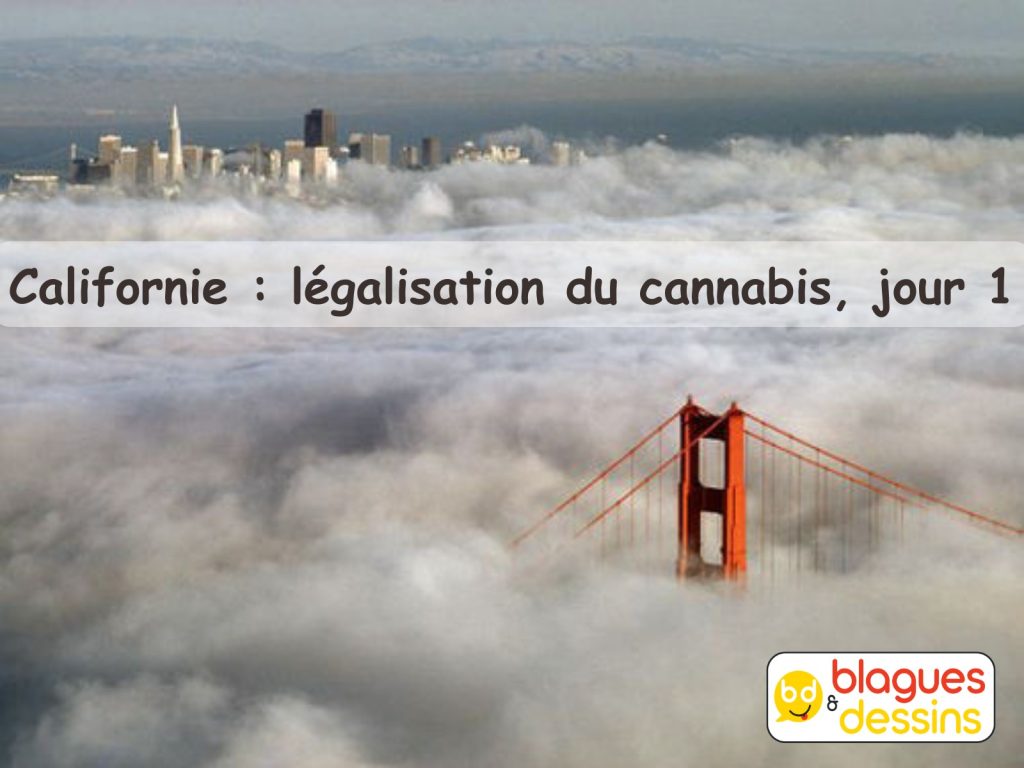 dessin humour Californie image drôle légalisation cannabis