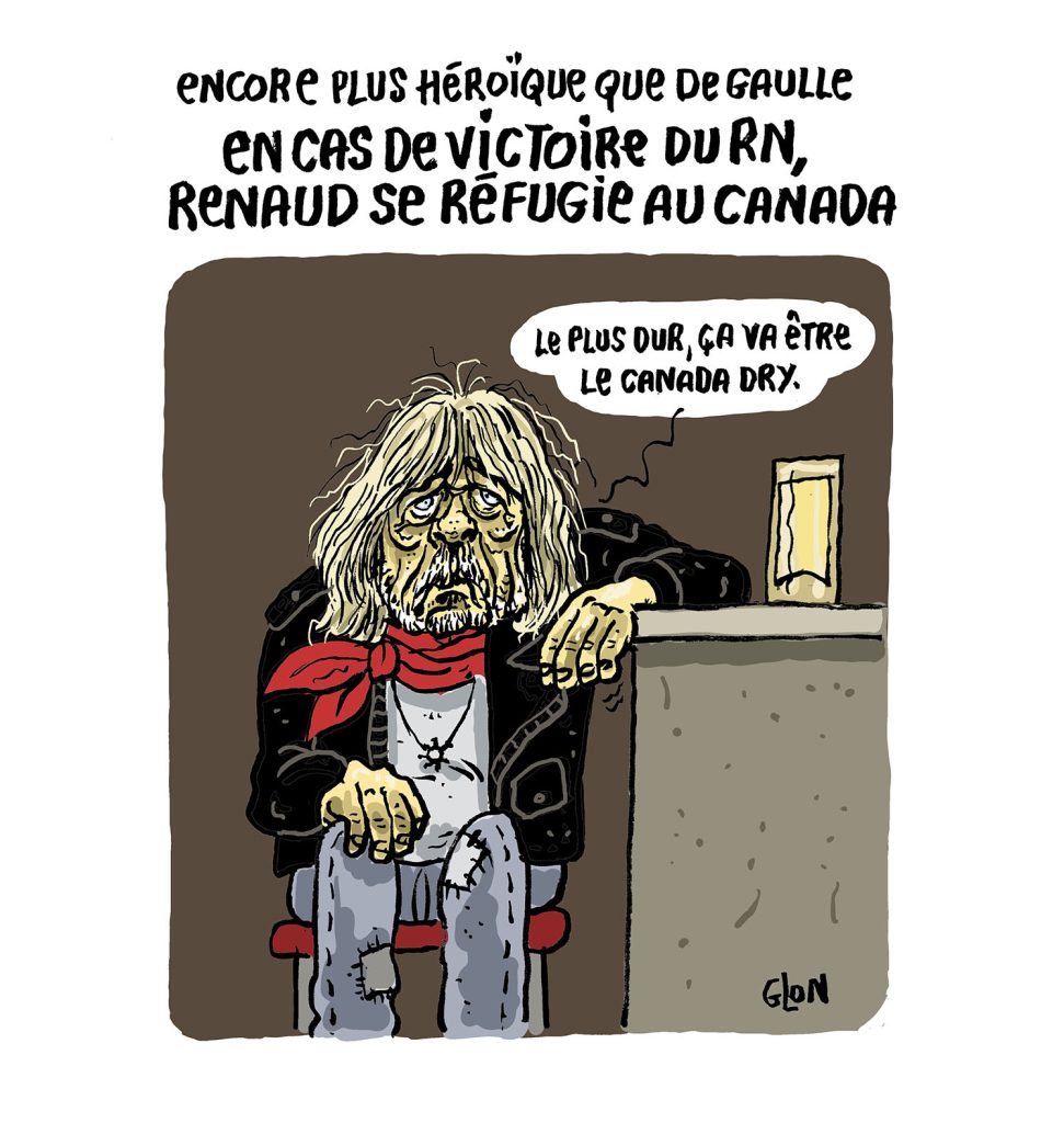 dessin presse humour victoire Rassemblement National image drôle Renaud Canada