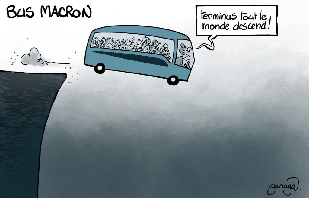 dessin presse humour élections législatives image drôle Emmanuel Macron