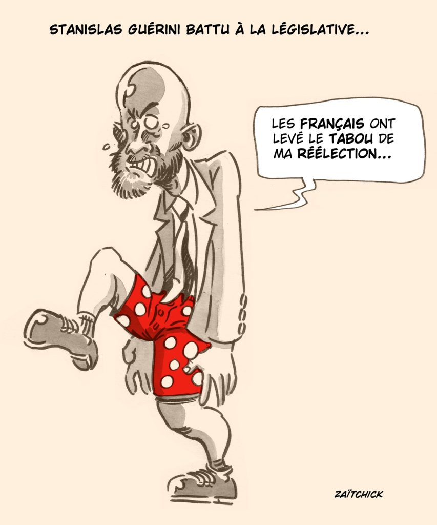 dessin presse humour défaite législatives image drôle Stanislas Guérini