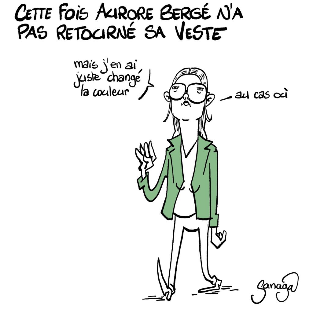 dessin presse humour élections législatives image drôle Aurore Bergé