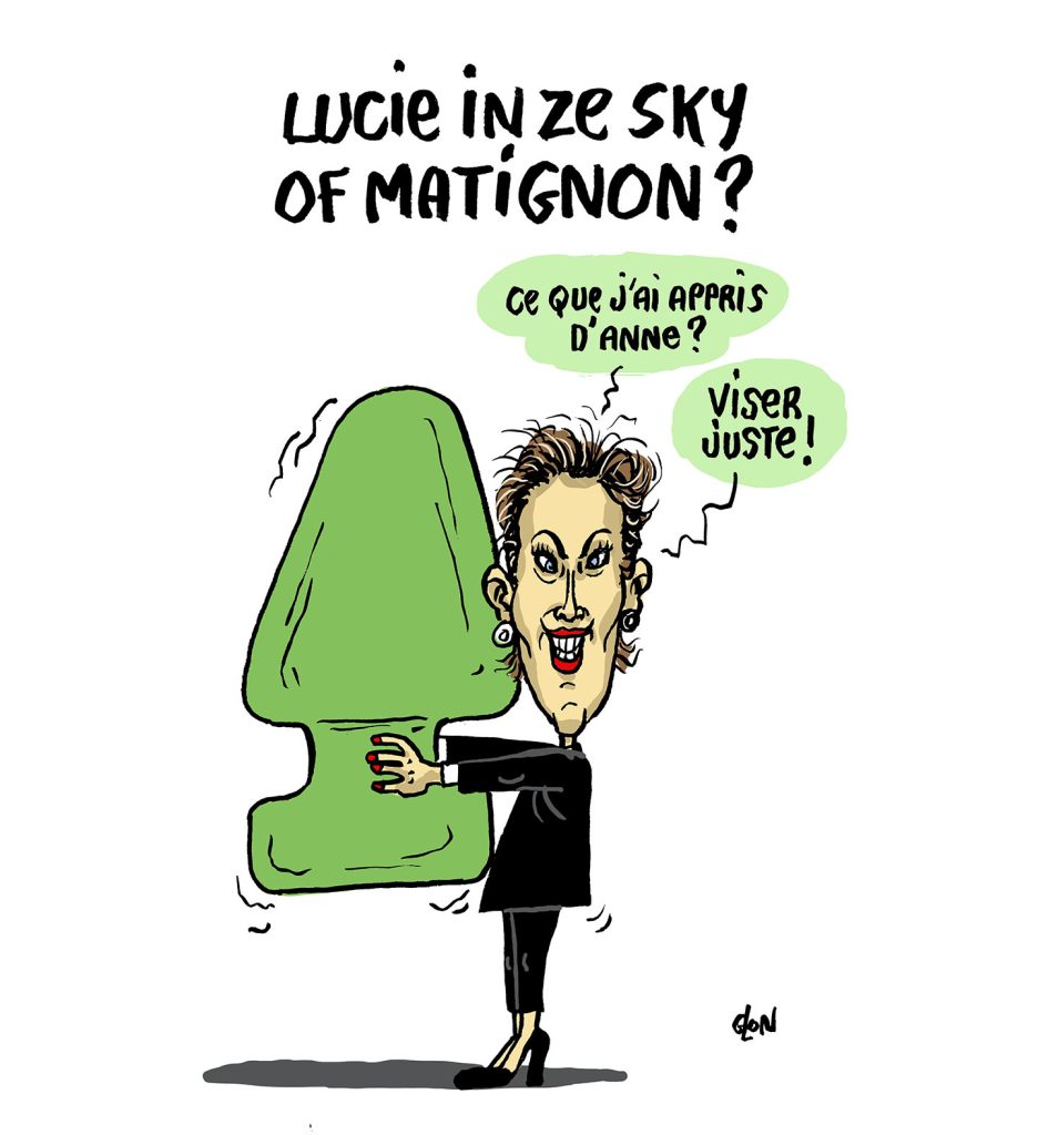 dessin presse humour Lucie Castets image drôle nomination premier ministre