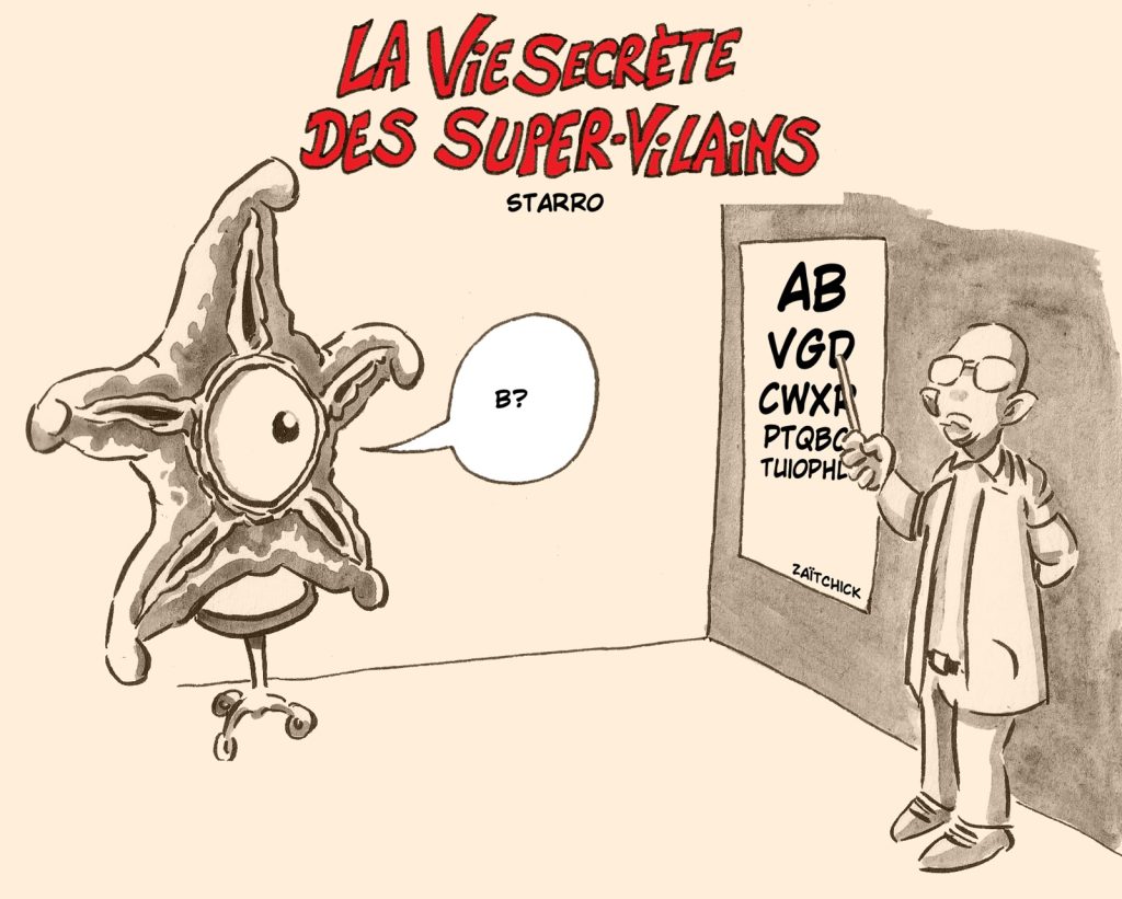 dessin presse humour super-vilains image drôle Starro