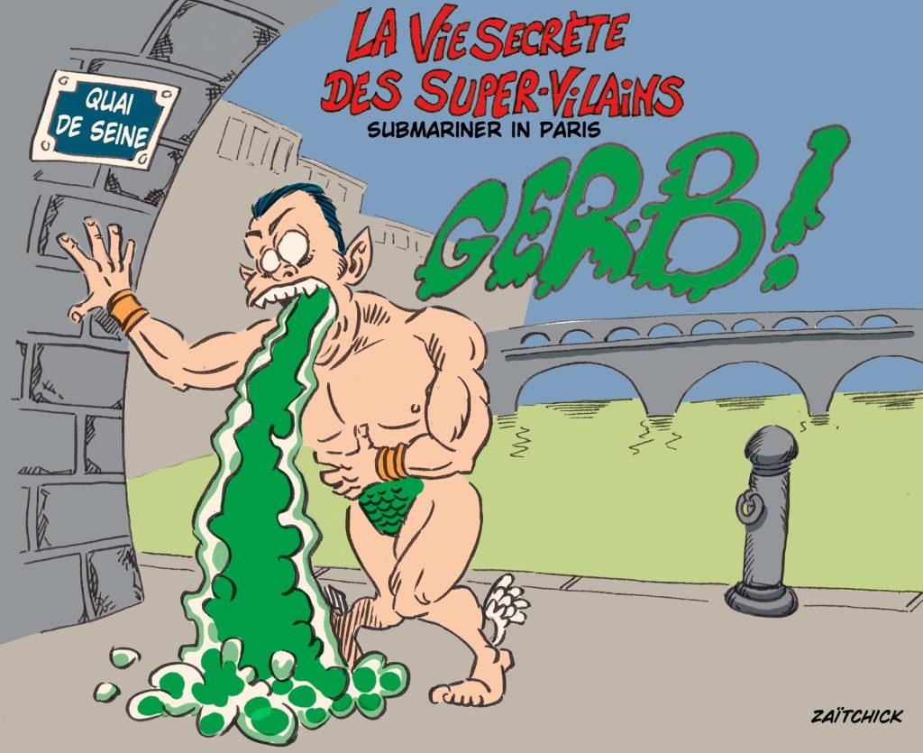 dessin presse humour super-vilains image drôle Sub-Mariner