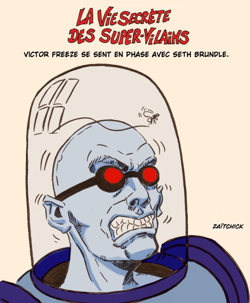 dessin presse humour super-vilains image drôle Mister Freeze