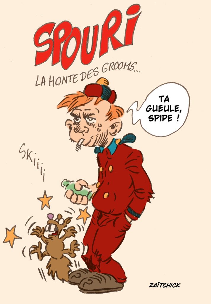 dessin presse humour Spirou image drôle Spouri