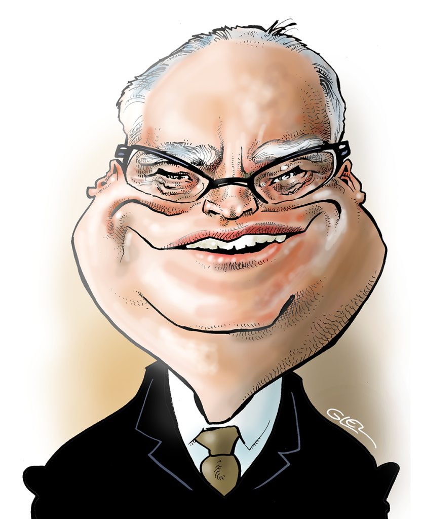 dessin presse humour présidentielle américaine image drôle Tim Walz