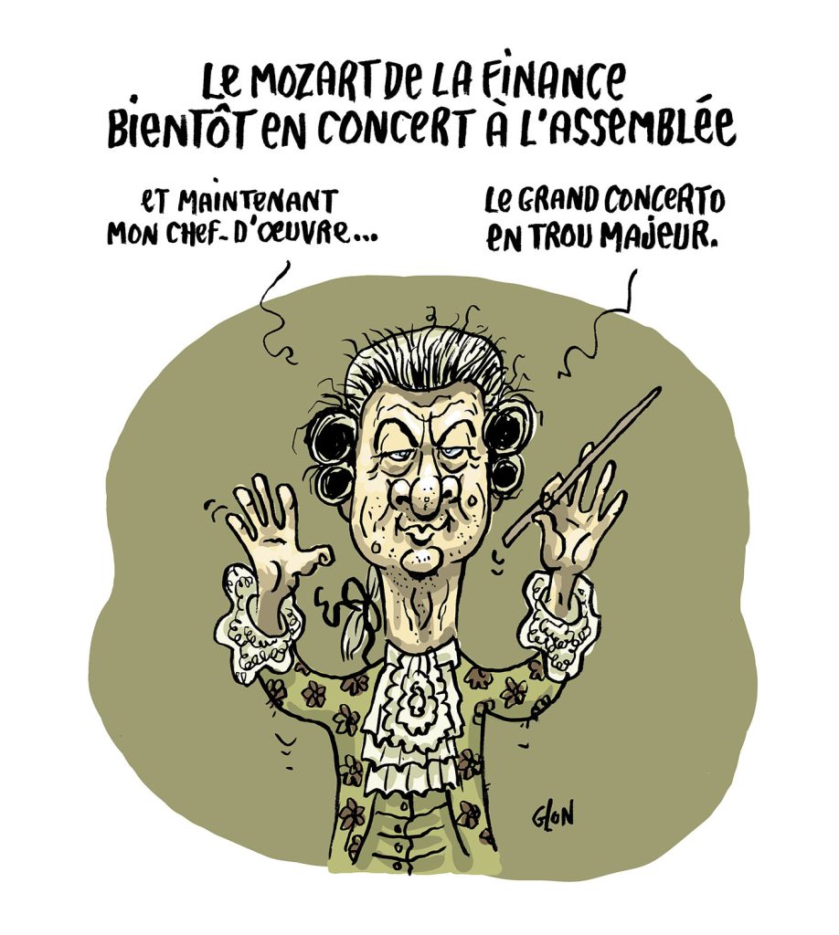 dessin presse humour Bruno Le Maire image drôle dérapage comptes publics