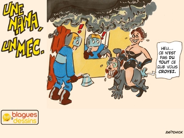 blague dessin humour mec nana homme femme mariage déguisement jeux sexuels