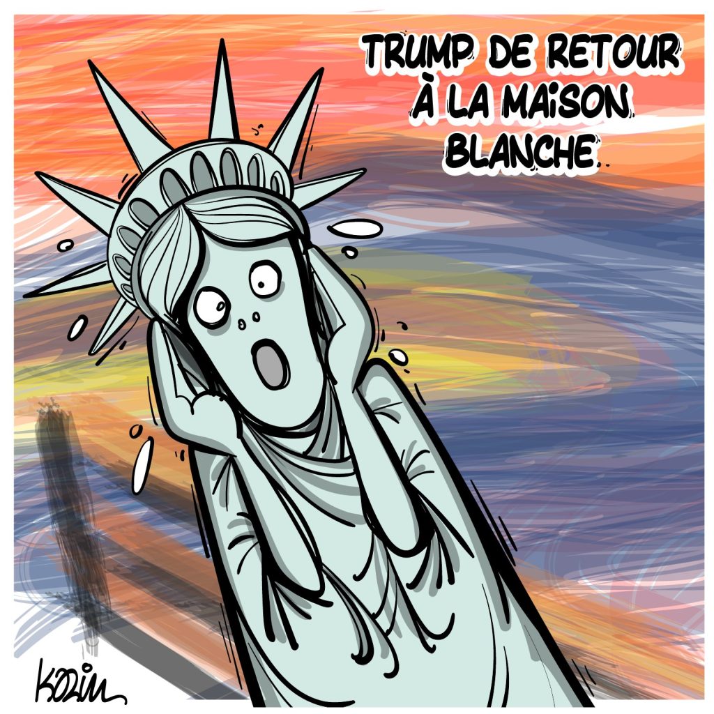 dessin presse humour élection Donald Trump image drôle États-Unis