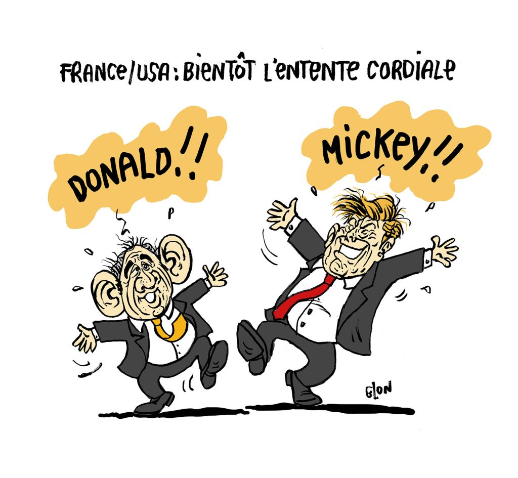 dessin presse humour nomination François Bayrou image drôle premier ministre Donald Trump