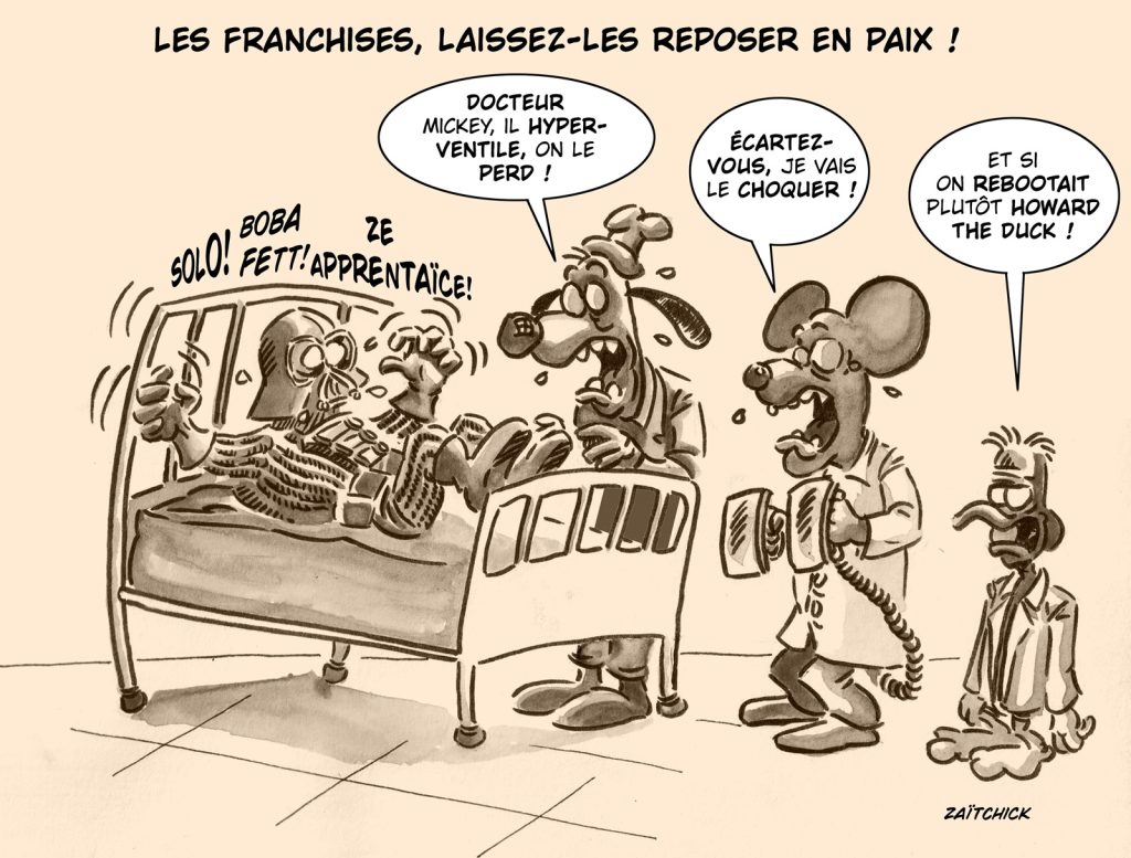 dessin presse humour franchises image drôle remake