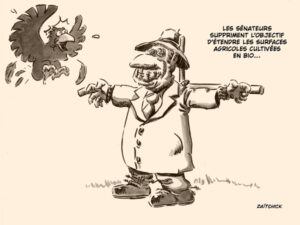 dessin presse humour Sénat image drôle agriculture bio