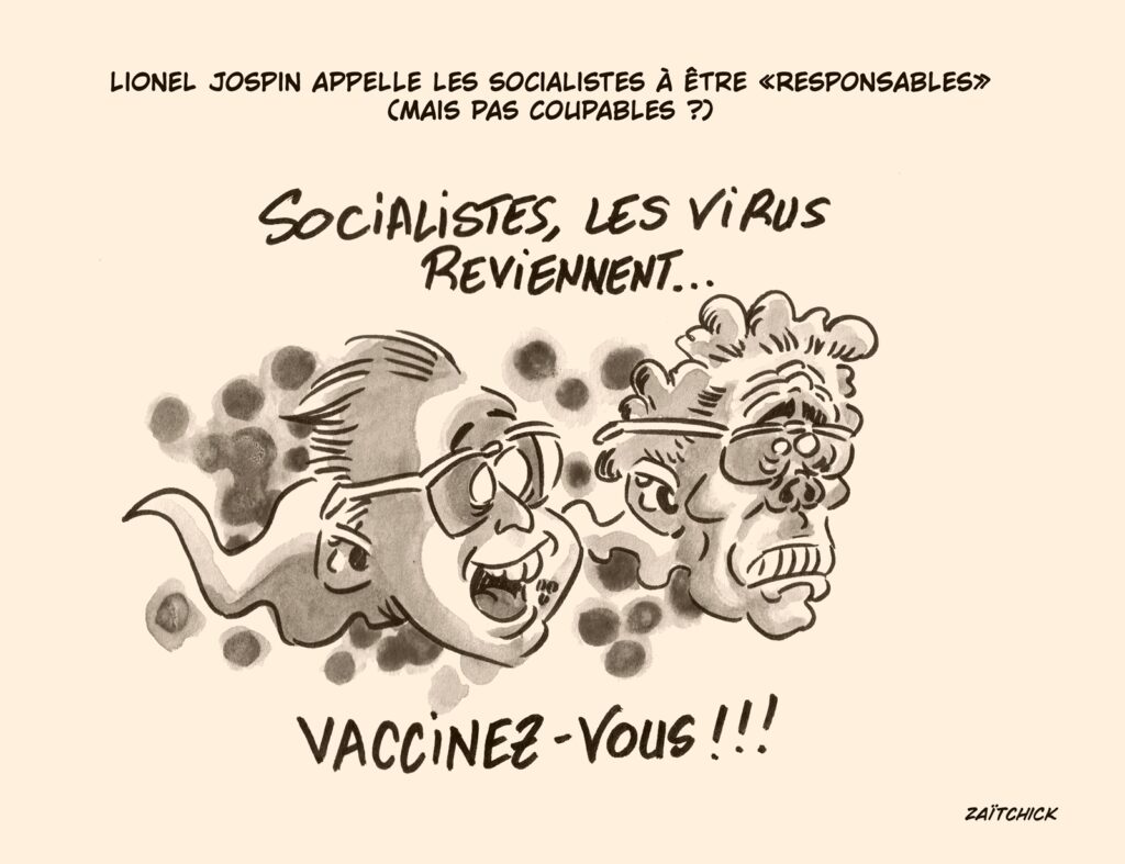 dessin presse humour Lionel Jospin image drôle responsabilité socialistes